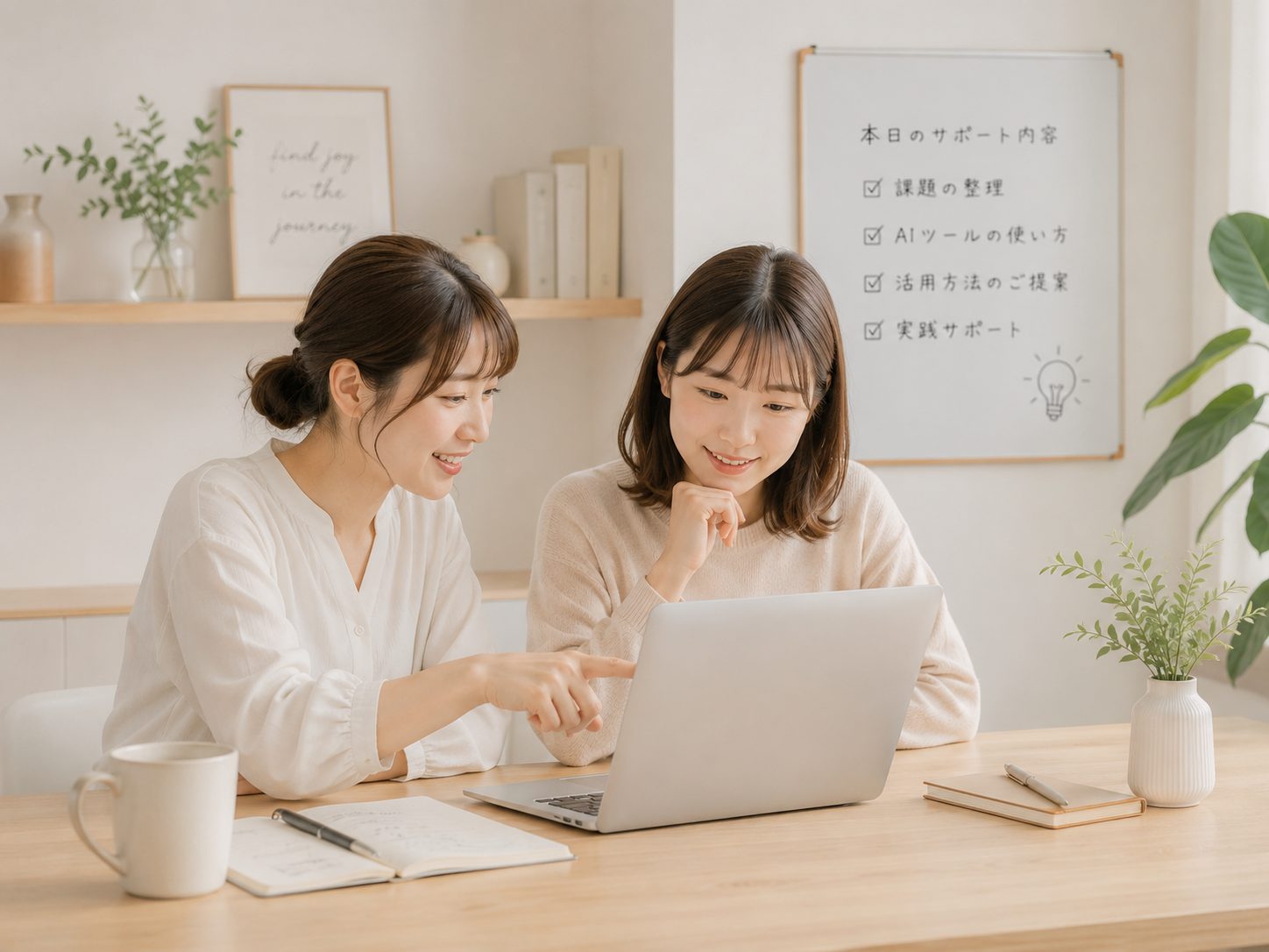 AIをやさしく取り入れるサポート